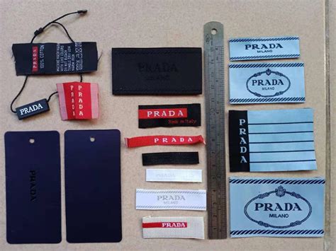 prada labels and tags.